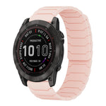 Cinturino per orologio magnetico in silicone xDfind, For Garmin Fenix 8/7X/6X/5X 26mm, For Garmin Fenix 8/7/6/5 22mm