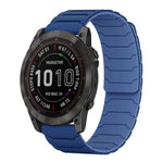 Cinturino per orologio magnetico in silicone xDfind, For Garmin Fenix 8/7X/6X/5X 26mm, For Garmin Fenix 8/7/6/5 22mm