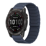 Cinturino per orologio magnetico in silicone xDfind, For Garmin Fenix 8/7X/6X/5X 26mm, For Garmin Fenix 8/7/6/5 22mm