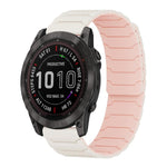 Cinturino per orologio magnetico in silicone xDfind, For Garmin Fenix 8/7X/6X/5X 26mm, For Garmin Fenix 8/7/6/5 22mm