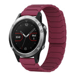 Cinturino per orologio magnetico in silicone xDfind, For Garmin Fenix 8/7X/6X/5X 26mm, For Garmin Fenix 8/7/6/5 22mm