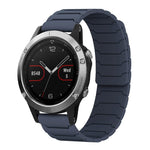 Cinturino per orologio magnetico in silicone xDfind, For Garmin Fenix 8/7X/6X/5X 26mm, For Garmin Fenix 8/7/6/5 22mm