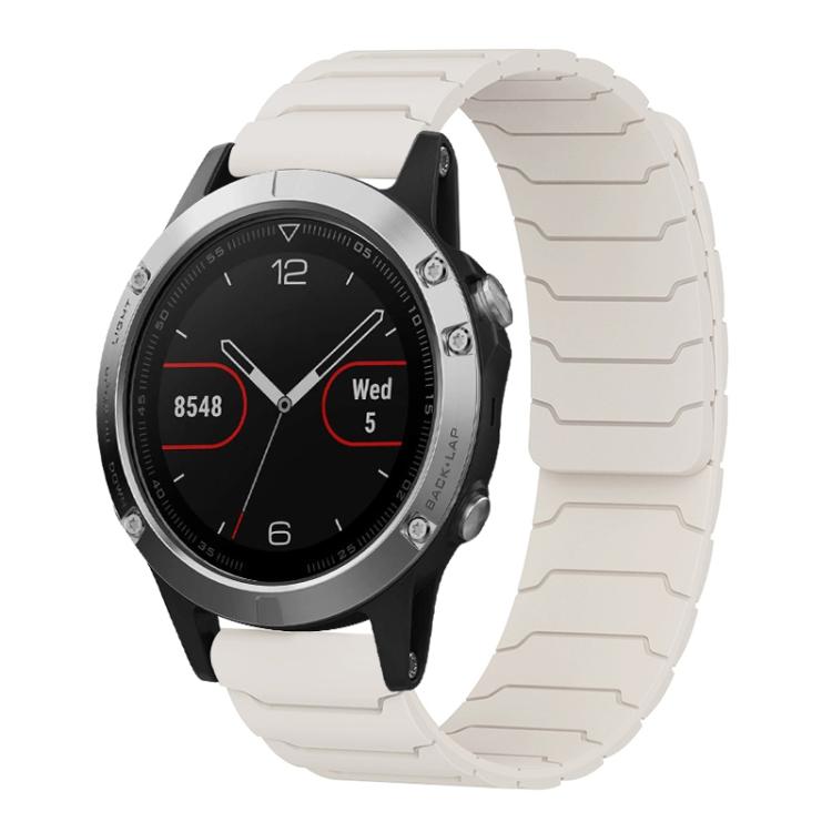 Cinturino per orologio magnetico in silicone xDfind, For Garmin Fenix 8/7X/6X/5X 26mm, For Garmin Fenix 8/7/6/5 22mm
