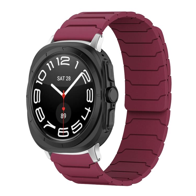 Cinturino per orologio magnetico in silicone xDfind, For Samsung Galaxy Watch Ultra / Ultra 2025, For Samsung Galaxy Watch8 / 8 Classic