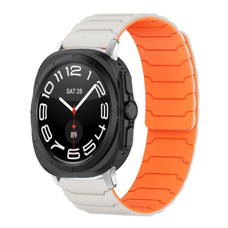 Cinturino per orologio magnetico in silicone xDfind, For Samsung Galaxy Watch Ultra / Ultra 2025, For Samsung Galaxy Watch8 / 8 Classic