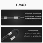 TESLONG TD500 Endoscopio con ampio schermo HD da 5 pollici, doppio sterzo, supporto Wi-Fi e cavo da 1,55 m., 6.5mm Single Lens, 6.5mm Dual Lens, 3.9mm Single Lens