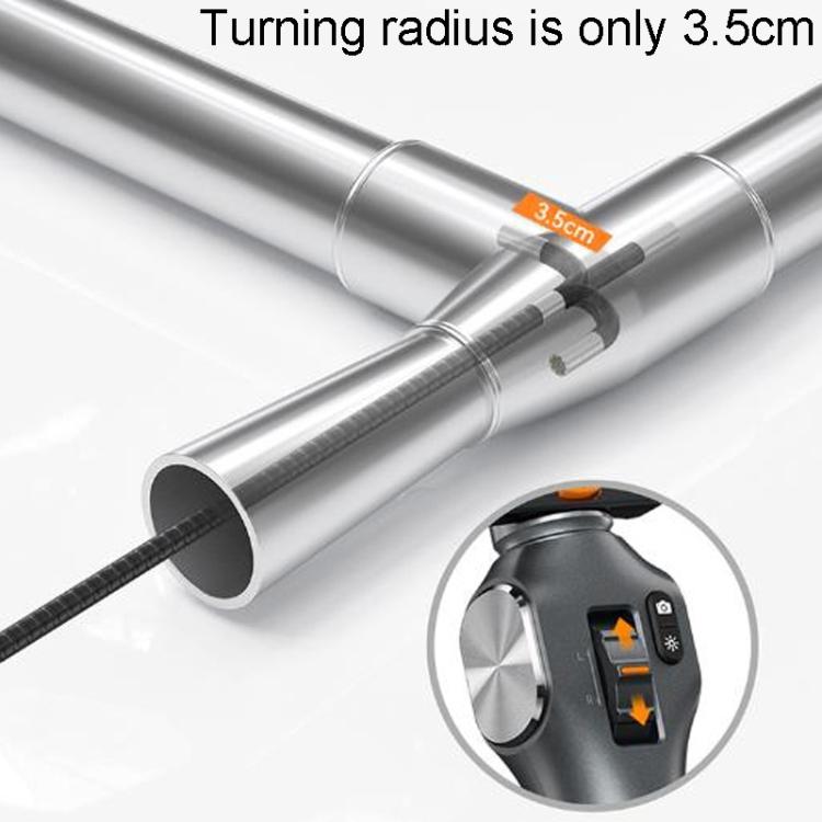 TESLONG TD500 Endoscopio con ampio schermo HD da 5 pollici, doppio sterzo, supporto Wi-Fi e cavo da 1,55 m., 6.5mm Single Lens, 6.5mm Dual Lens, 3.9mm Single Lens