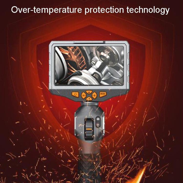 TESLONG TD500 Endoscopio con ampio schermo HD da 5 pollici, doppio sterzo, supporto Wi-Fi e cavo da 1,55 m., 6.5mm Single Lens, 6.5mm Dual Lens, 3.9mm Single Lens