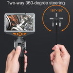TESLONG TD500 Endoscopio con ampio schermo HD da 5 pollici, doppio sterzo, supporto Wi-Fi e cavo da 1,55 m., 6.5mm Single Lens, 6.5mm Dual Lens, 3.9mm Single Lens