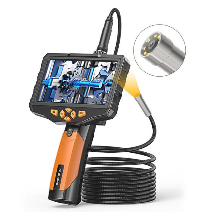 TESLONG NTS300 Endoscopio industriale con ampio schermo da 5 pollici, strumento per riparazioni auto, 7.6mm Single Lens / 3m, 7.6mm Single Lens / 5m, 5.5mm Single Lens / 1m, 5.5mm Single Lens / 3m, 3.9mm Single Lens / 1m, 3.9mm Single Lens / 3m        ...