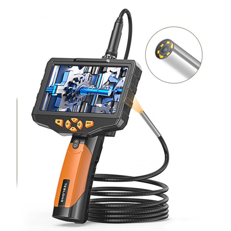 TESLONG NTS300 Endoscopio industriale con ampio schermo da 5 pollici, strumento per riparazioni auto, 7.6mm Single Lens / 3m, 7.6mm Single Lens / 5m, 5.5mm Single Lens / 1m, 5.5mm Single Lens / 3m, 3.9mm Single Lens / 1m, 3.9mm Single Lens / 3m        ...