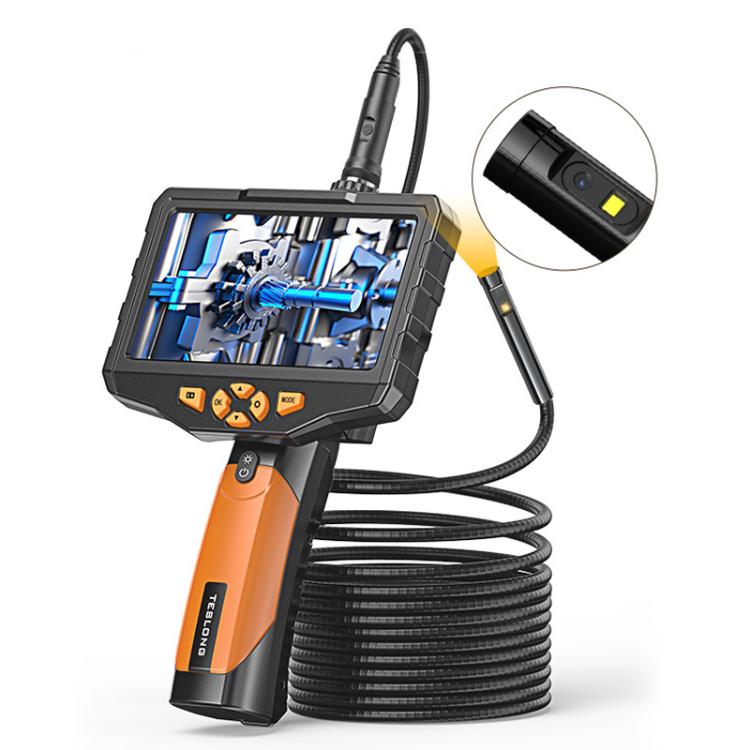 TESLONG NTS300 Endoscopio industriale con ampio schermo da 5 pollici, strumento per riparazioni auto, 7.6mm Single Lens / 3m, 7.6mm Single Lens / 5m, 5.5mm Single Lens / 1m, 5.5mm Single Lens / 3m, 3.9mm Single Lens / 1m, 3.9mm Single Lens / 3m        ...