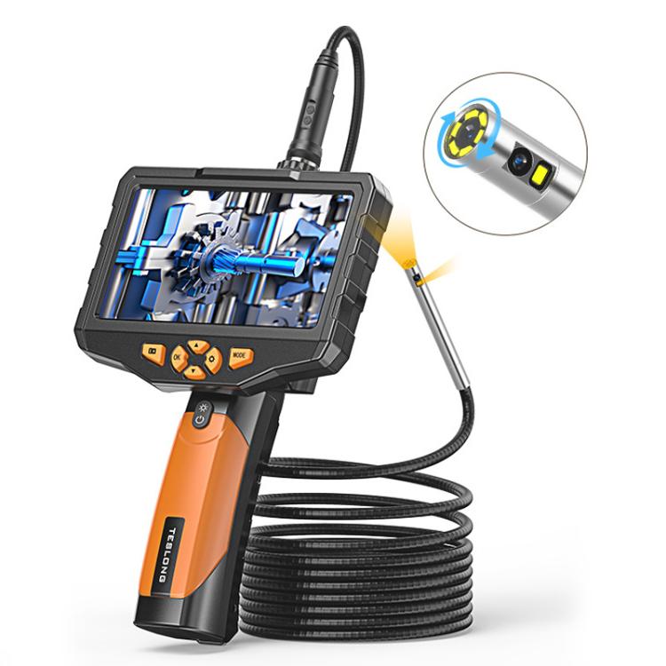 TESLONG NTS300 Endoscopio industriale con ampio schermo da 5 pollici, strumento per riparazioni auto, 7.6mm Single Lens / 3m, 7.6mm Single Lens / 5m, 5.5mm Single Lens / 1m, 5.5mm Single Lens / 3m, 3.9mm Single Lens / 1m, 3.9mm Single Lens / 3m        ...