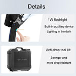TESLONG NTS300 Endoscopio industriale con ampio schermo da 5 pollici, strumento per riparazioni auto, 7.6mm Single Lens / 3m, 7.6mm Single Lens / 5m, 5.5mm Single Lens / 1m, 5.5mm Single Lens / 3m, 3.9mm Single Lens / 1m, 3.9mm Single Lens / 3m        ...