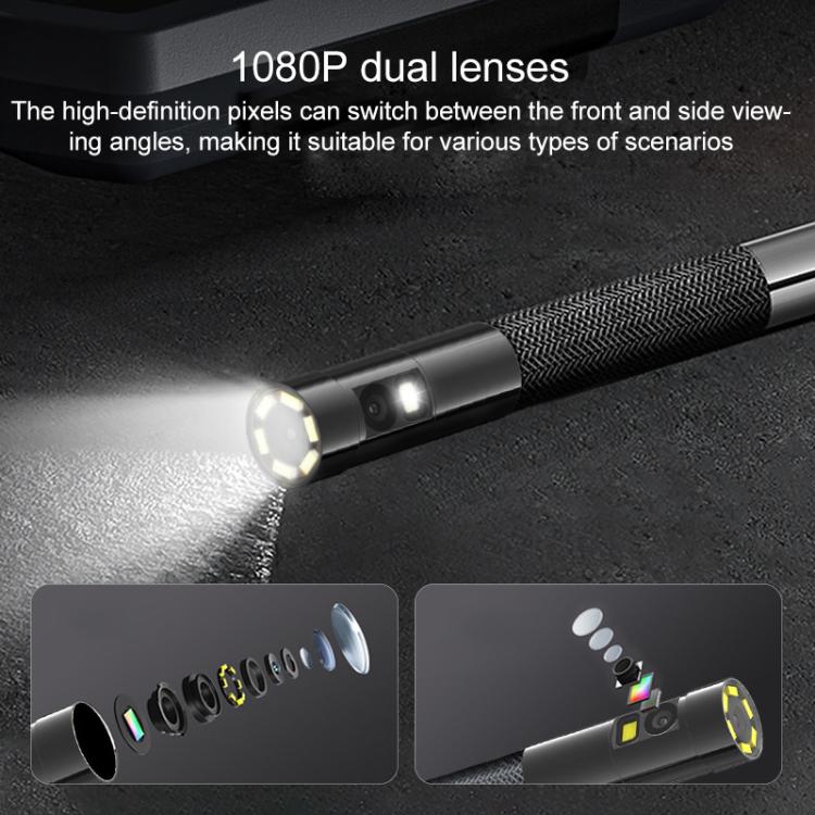 TESLONG TD450S Endoscopio industriale pieghevole a 210 gradi con schermo da 4,5 pollici e lunghezza di 1,55 m, 8.5mm Single Lens, 8.5mm Dual Lens