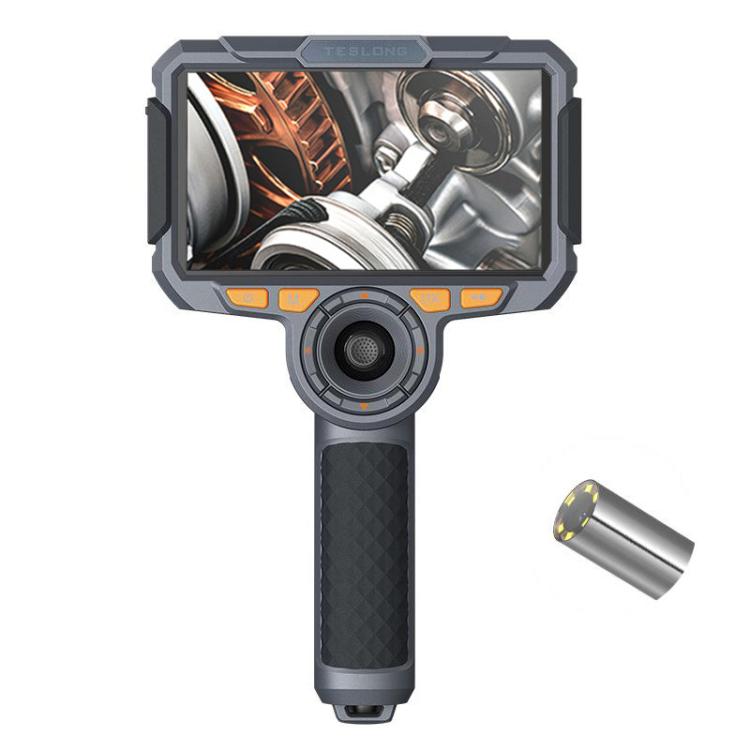 TESLONG TF600 Endoscopio industriale con schermo da 6 pollici, rotazione a 360 gradi, supporto Wi-Fi e cavo da 1,55 m., 6.5mm Dual Lens