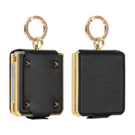 Custodia per telefono VIETAO in ecopelle colorata con anello, For Galaxy Z Flip8 5G, For Samsung Galaxy Z Flip7