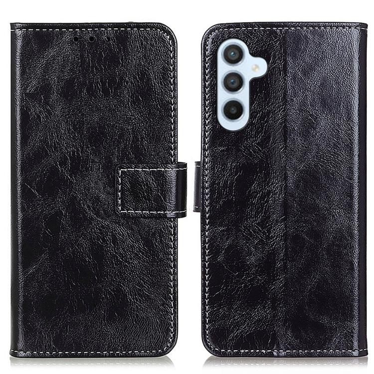 Custodia per telefono in pelle con texture Crazy Horse in stile retrò, For Galaxy S26 FE 5G, For Samsung Galaxy S26+ 5G, For Samsung Galaxy S26 Edge 5G, For Samsung Galaxy S26 Ultra 5G, For Samsung Galaxy S26 5G, For Samsung Galaxy S25 FE 5G