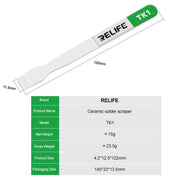 Raschietto in ceramica antistatico e non magnetico Relife TK1, Relife TK1
