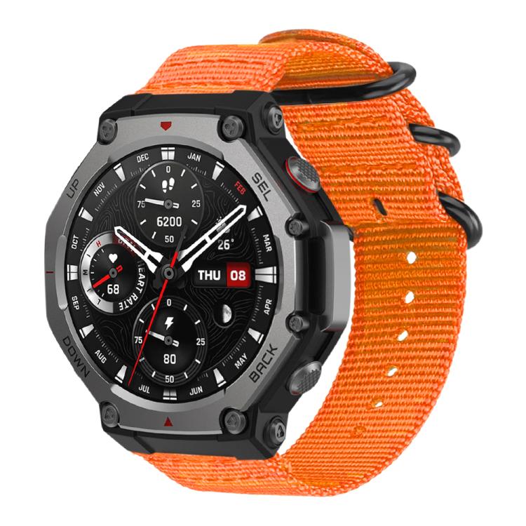 Cinturino per orologio in nylon e tela con fibbia ad anello xDfind, For Amazfit T-Rex 3