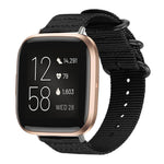 Cinturino per orologio in nylon e tela con fibbia ad anello xDfind, For Fitbit Versa 4 / 3 / Sense 2 / Sense, For Fitbit Versa 2 / Versa / Versa Lite