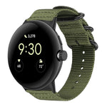 Cinturino per orologio in nylon e tela con fibbia ad anello xDfind, For Google Pixel Watch4 / Watch3 45mm, For Google Pixel 4 / 3 / 2 / 1 41mm
