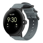 Cinturino per orologio in nylon e tela con fibbia ad anello xDfind, For Google Pixel Watch4 / Watch3 45mm, For Google Pixel 4 / 3 / 2 / 1 41mm