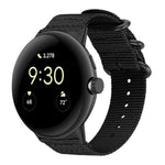 Cinturino per orologio in nylon e tela con fibbia ad anello xDfind, For Google Pixel Watch4 / Watch3 45mm, For Google Pixel 4 / 3 / 2 / 1 41mm