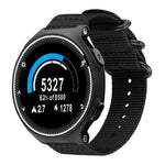 Cinturino per orologio in nylon e tela con fibbia ad anello xDfind, For Garmin Fenix 8/7X/6X/5X 26mm, For Garmin Fenix 8/7/6/5 22mm, For Garmin Forerunner 235/220/620/630, For Garmin Forerunner 35 / 30 / 35J