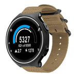 Cinturino per orologio in nylon e tela con fibbia ad anello xDfind, For Garmin Fenix 8/7X/6X/5X 26mm, For Garmin Fenix 8/7/6/5 22mm, For Garmin Forerunner 235/220/620/630, For Garmin Forerunner 35 / 30 / 35J