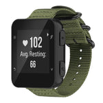 Cinturino per orologio in nylon e tela con fibbia ad anello xDfind, For Garmin Fenix 8/7X/6X/5X 26mm, For Garmin Fenix 8/7/6/5 22mm, For Garmin Forerunner 235/220/620/630, For Garmin Forerunner 35 / 30 / 35J