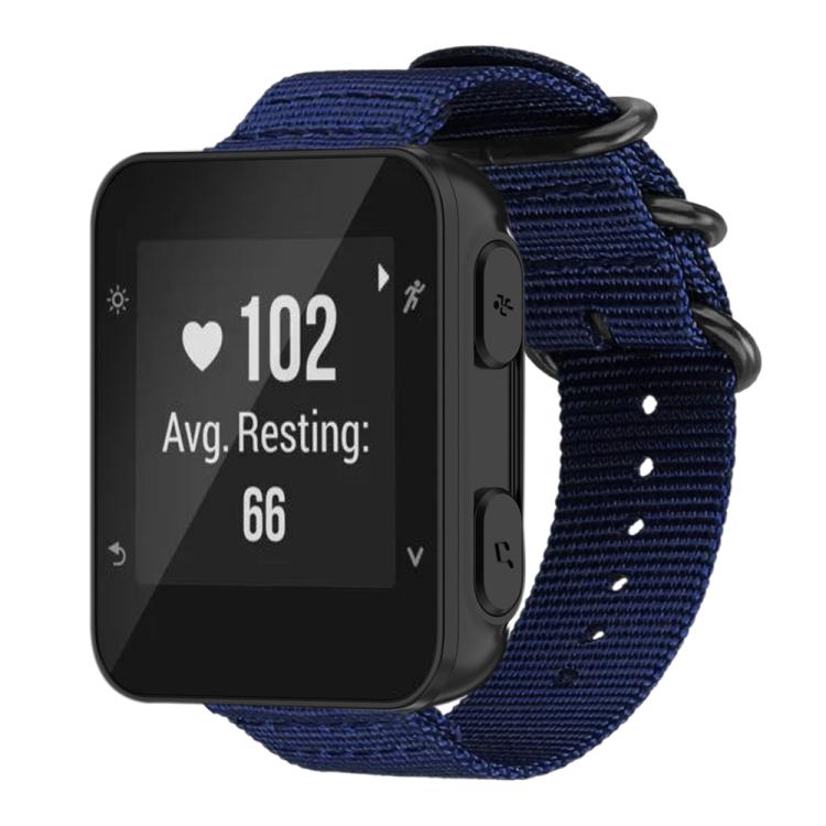 Cinturino per orologio in nylon e tela con fibbia ad anello xDfind, For Garmin Fenix 8/7X/6X/5X 26mm, For Garmin Fenix 8/7/6/5 22mm, For Garmin Forerunner 235/220/620/630, For Garmin Forerunner 35 / 30 / 35J