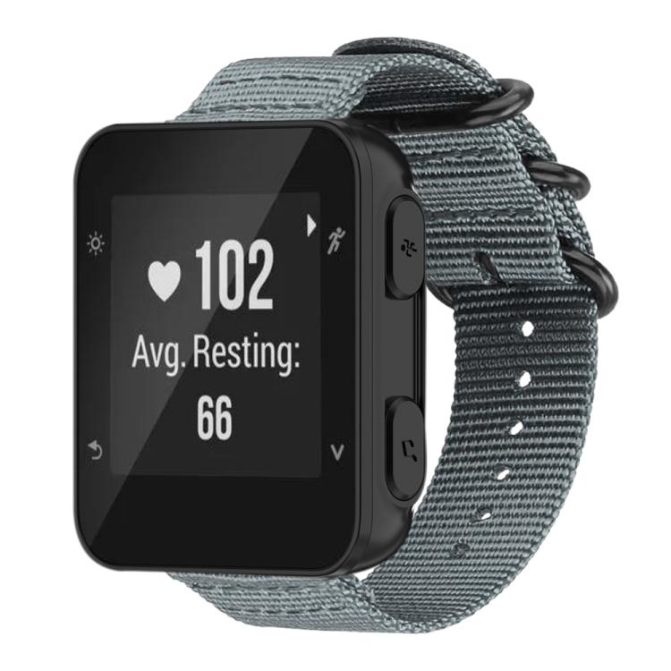 Cinturino per orologio in nylon e tela con fibbia ad anello xDfind, For Garmin Fenix 8/7X/6X/5X 26mm, For Garmin Fenix 8/7/6/5 22mm, For Garmin Forerunner 235/220/620/630, For Garmin Forerunner 35 / 30 / 35J