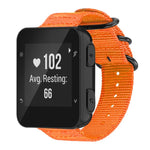Cinturino per orologio in nylon e tela con fibbia ad anello xDfind, For Garmin Fenix 8/7X/6X/5X 26mm, For Garmin Fenix 8/7/6/5 22mm, For Garmin Forerunner 235/220/620/630, For Garmin Forerunner 35 / 30 / 35J