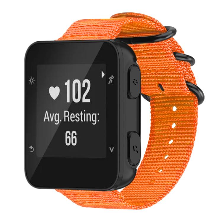 Cinturino per orologio in nylon e tela con fibbia ad anello xDfind, For Garmin Fenix 8/7X/6X/5X 26mm, For Garmin Fenix 8/7/6/5 22mm, For Garmin Forerunner 235/220/620/630, For Garmin Forerunner 35 / 30 / 35J