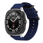 Cinturino per orologio in nylon e tela con fibbia ad anello xDfind, For Samsung Galaxy Watch Ultra / Ultra 2025, For Samsung Galaxy Watch8 / 8 Classic, For Samsung Galaxy Watch 7 / 6 / 5 / FE, For Samsung Galaxy Fit3 SM-R390