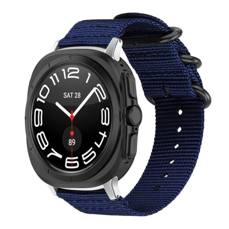 Cinturino per orologio in nylon e tela con fibbia ad anello xDfind, For Samsung Galaxy Watch Ultra / Ultra 2025, For Samsung Galaxy Watch8 / 8 Classic, For Samsung Galaxy Watch 7 / 6 / 5 / FE, For Samsung Galaxy Fit3 SM-R390