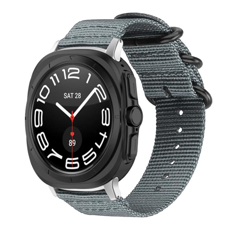 Cinturino per orologio in nylon e tela con fibbia ad anello xDfind, For Samsung Galaxy Watch Ultra / Ultra 2025, For Samsung Galaxy Watch8 / 8 Classic, For Samsung Galaxy Watch 7 / 6 / 5 / FE, For Samsung Galaxy Fit3 SM-R390