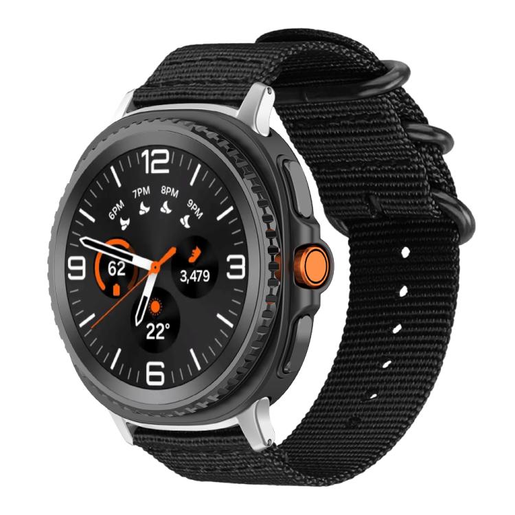 Cinturino per orologio in nylon e tela con fibbia ad anello xDfind, For Samsung Galaxy Watch Ultra / Ultra 2025, For Samsung Galaxy Watch8 / 8 Classic, For Samsung Galaxy Watch 7 / 6 / 5 / FE, For Samsung Galaxy Fit3 SM-R390