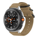 Cinturino per orologio in nylon e tela con fibbia ad anello xDfind, For Samsung Galaxy Watch Ultra / Ultra 2025, For Samsung Galaxy Watch8 / 8 Classic, For Samsung Galaxy Watch 7 / 6 / 5 / FE, For Samsung Galaxy Fit3 SM-R390