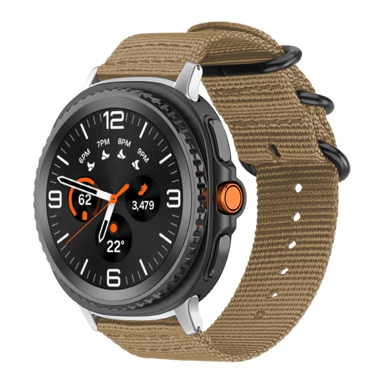 Cinturino per orologio in nylon e tela con fibbia ad anello xDfind, For Samsung Galaxy Watch Ultra / Ultra 2025, For Samsung Galaxy Watch8 / 8 Classic, For Samsung Galaxy Watch 7 / 6 / 5 / FE, For Samsung Galaxy Fit3 SM-R390