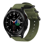 Cinturino per orologio in nylon e tela con fibbia ad anello xDfind, For Samsung Galaxy Watch Ultra / Ultra 2025, For Samsung Galaxy Watch8 / 8 Classic, For Samsung Galaxy Watch 7 / 6 / 5 / FE, For Samsung Galaxy Fit3 SM-R390