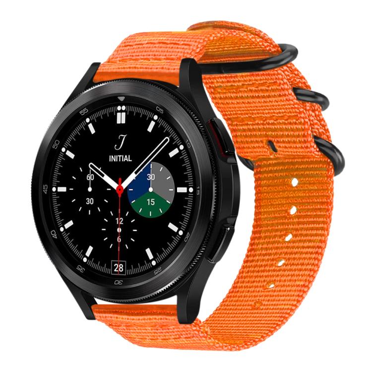 Cinturino per orologio in nylon e tela con fibbia ad anello xDfind, For Samsung Galaxy Watch Ultra / Ultra 2025, For Samsung Galaxy Watch8 / 8 Classic, For Samsung Galaxy Watch 7 / 6 / 5 / FE, For Samsung Galaxy Fit3 SM-R390