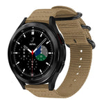 Cinturino per orologio in nylon e tela con fibbia ad anello xDfind, For Samsung Galaxy Watch Ultra / Ultra 2025, For Samsung Galaxy Watch8 / 8 Classic, For Samsung Galaxy Watch 7 / 6 / 5 / FE, For Samsung Galaxy Fit3 SM-R390