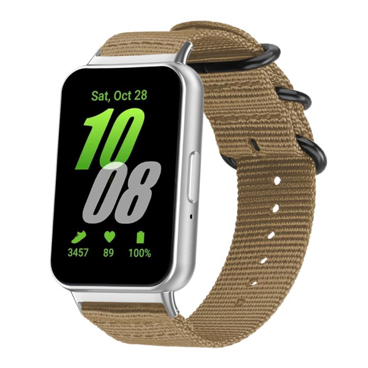 Cinturino per orologio in nylon e tela con fibbia ad anello xDfind, For Samsung Galaxy Watch Ultra / Ultra 2025, For Samsung Galaxy Watch8 / 8 Classic, For Samsung Galaxy Watch 7 / 6 / 5 / FE, For Samsung Galaxy Fit3 SM-R390