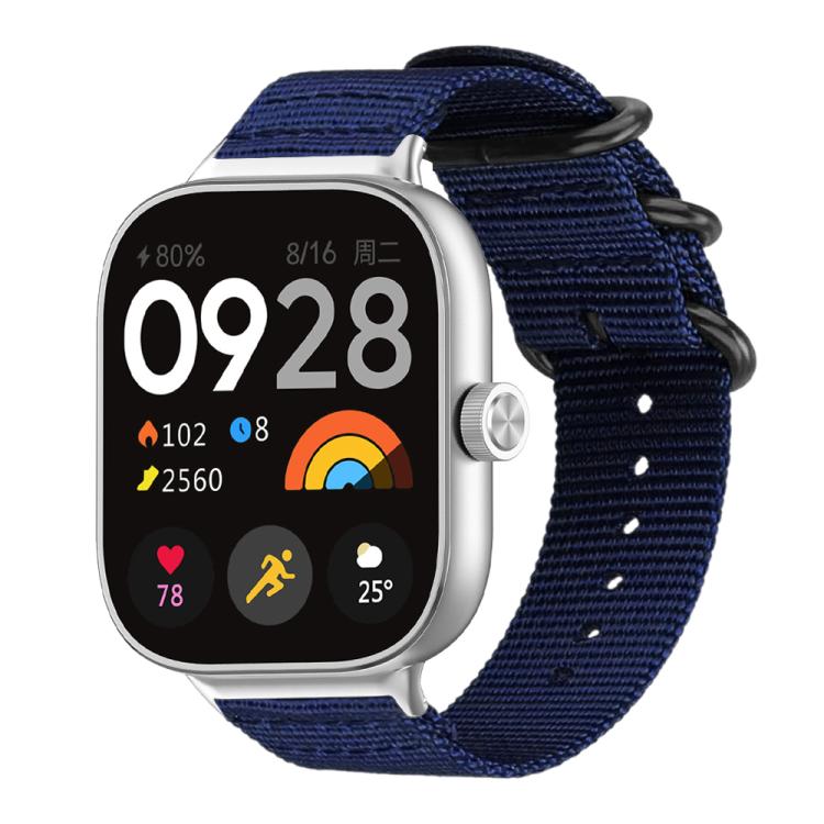 Cinturino per orologio in nylon e tela con fibbia ad anello xDfind, For Xiaomi Band 10 Pro/9 Pro/Redmi Watch 6/5/4, For Redmi Watch 3 Active / Watch 3 Lite, For Redmi Watch 3