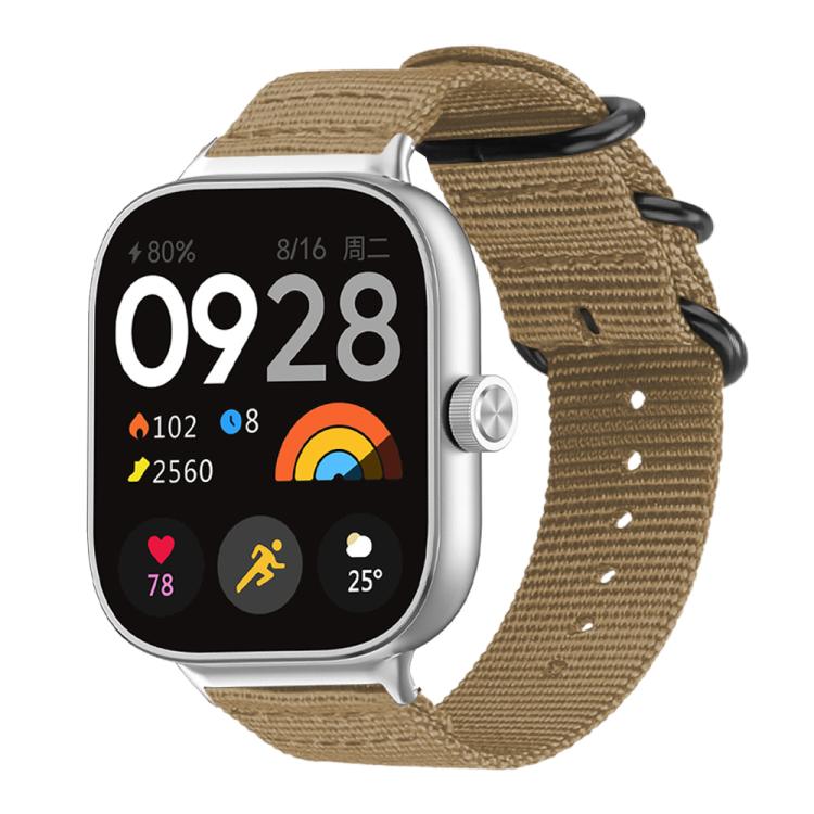 Cinturino per orologio in nylon e tela con fibbia ad anello xDfind, For Xiaomi Band 10 Pro/9 Pro/Redmi Watch 6/5/4, For Redmi Watch 3 Active / Watch 3 Lite, For Redmi Watch 3