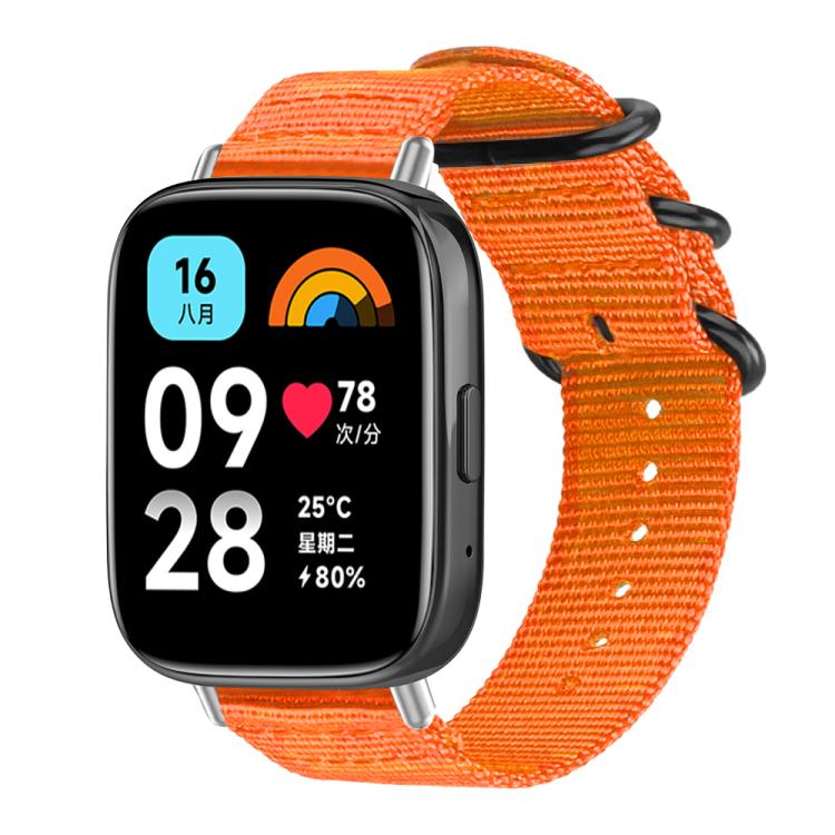 Cinturino per orologio in nylon e tela con fibbia ad anello xDfind, For Xiaomi Band 10 Pro/9 Pro/Redmi Watch 6/5/4, For Redmi Watch 3 Active / Watch 3 Lite, For Redmi Watch 3