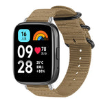 Cinturino per orologio in nylon e tela con fibbia ad anello xDfind, For Xiaomi Band 10 Pro/9 Pro/Redmi Watch 6/5/4, For Redmi Watch 3 Active / Watch 3 Lite, For Redmi Watch 3