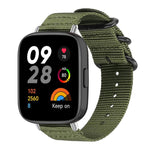 Cinturino per orologio in nylon e tela con fibbia ad anello xDfind, For Xiaomi Band 10 Pro/9 Pro/Redmi Watch 6/5/4, For Redmi Watch 3 Active / Watch 3 Lite, For Redmi Watch 3